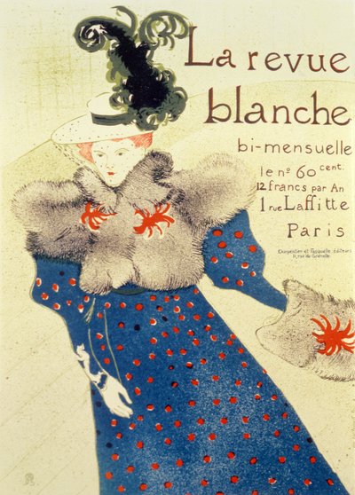 Cover of La Revue Blanche by Henri de Toulouse Lautrec